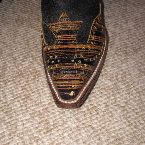 Justin Black Crackle Vera Boots - Picture 6 of 6